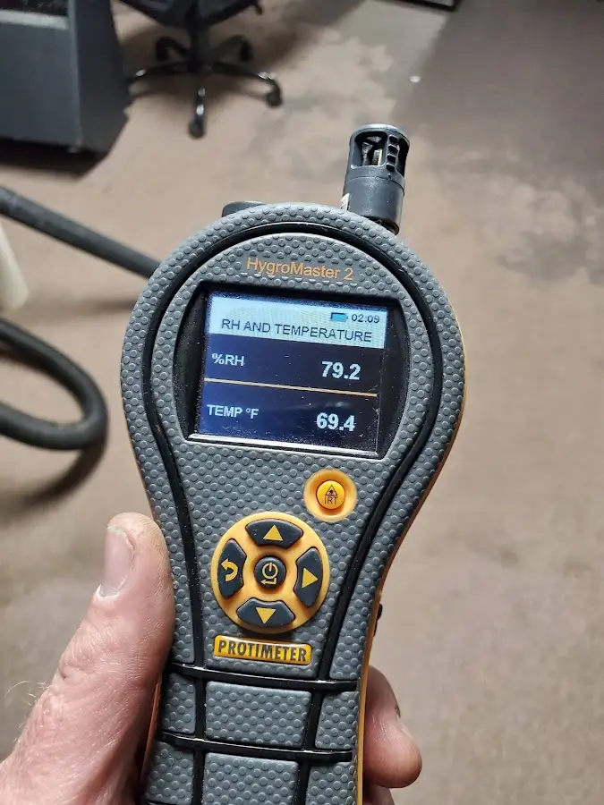 Moisture meter humidity assessment for Fire & Smoke Damage Restoration in East Ridge